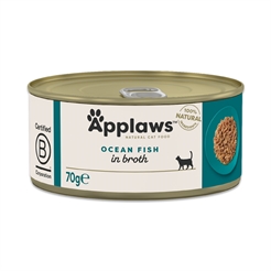 Applaws Kattefoder Ocean Fish in Broth 70g